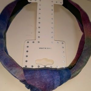 Tie dye knotted headband